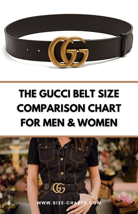 gucci size belt guide|gucci belt size comparison.